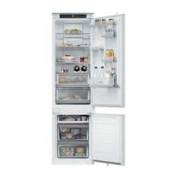 Combina frigorifica incorporabila Haier EHBQW5519E, Total No Frost, 284 litri, clasa E, conectivitate WiFi/ hOn app, Air Surround, Humidity Zone, SuperCooling & SuperFreezing, H 194 cm, Alb
