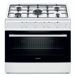 Aragaz NobeLTek NLT 6903A/G1, plita gaz cu 5 arzatoare, 90cm, alb