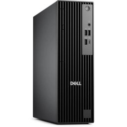 Sistem desktop Dell Pro Slim QCS1255, Procesor AMD Ryzen 5 8600G 4.3GHz Phoenix, 16GB RAM, 512GB SSD, AMD Radeon 760M, Windows 11 Pro, Negru