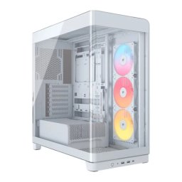 Carcasa Corsair FRAME 4500X RS-R ARGB Panoramic, Middle Tower, Tempered glass, Alb
