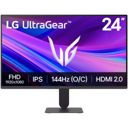 Monitor Gaming IPS LED LG 23.8" 24G411A-B, Full HD (1920 x 1080), HDMI, DisplayPort, 144 Hz, 5 ms, Negru