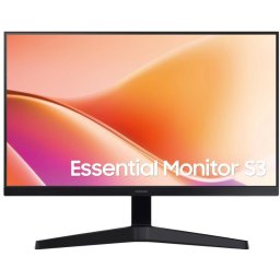 Monitor VA LED Samsung Essential S3 S33GF, 24 inch, Full HD (1920 x 1080), VGA, HDMI, 100 Hz, 5 ms, Negru