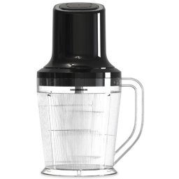 Tocator Heinner HMC-3B500BK, 500 W, cutit inox, bol din sticla, 1.5 litri, 1 viteza, pulse, negru