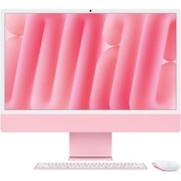 Notebook iMac 4.5K Retina (2024) 24" Retina 4.5k Apple M4 Octa Core 16GB 256GB SSD Apple M4 8 core macOS Sequoia INT KB, Pink