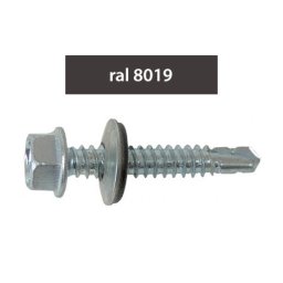Suruburi Perforatoare Ral 8019-Mahoniu 4.8 X 35 Mm, 250 Bucati