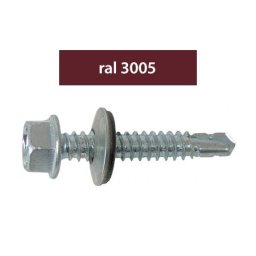 Suruburi Perforatoare Ral 3005-Visiniu 4.8 X 20 Mm, 250 Bucati