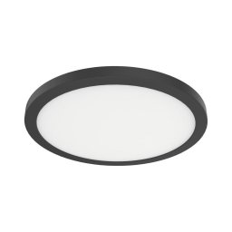 Plafonieră LED EVORA, 18 W, 230 V, temperatură de culoare 3000/4000/6000 K (reglabilă), diametru 22,5 cm, negru