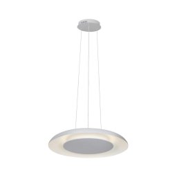 Lustră LED PIATTINO, suspendată pe cablu, 30W, 230V, 2700/3200/4000K, Ø 40 cm, albă