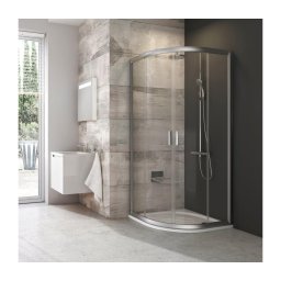Ravak 3B270U00Z1 - Cabină de duș în formă de sfert de cerc BLIX, 4 elemente, 90 x 90 cm, crom mat