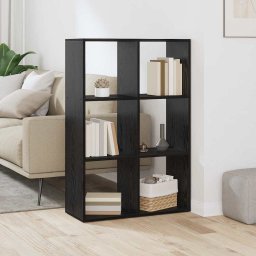 Dulap pentru carti Negru 69,5 x 29 x 103,5 cm Lemn compozit GartenMobel Dekor