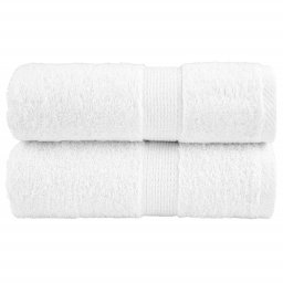 Prosoape de baie premium SOLUND, 2 buc., albe, 30 x 30 cm, 600 g/m² GartenMobel Dekor