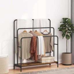 Stativ pentru haine Lemn vechi 90 x 30 x 100.5 cm Lemn compozit GartenMobel Dekor