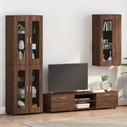 Cabinet suspendat Stejar brun 55 x 29 x 100 cm Lemn compozit GartenMobel Dekor