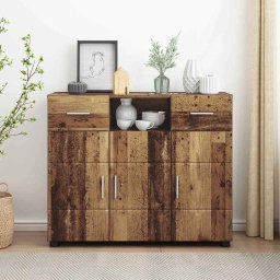 Bufet cu sertar Lemn vechi 88,5 x 30,5 x 73 cm Lemn compozit GartenMobel Dekor