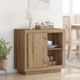 Bufet stejar artizanal 40 x 80 x 75 cm Lemn compozit GartenMobel Dekor