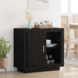 Bufet Stejar negru 40 x 80 x 75 cm Lemn compozit GartenMobel Dekor