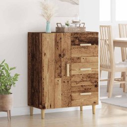 Bufet cu sertar Lemn vechi 34 x 69.5 x 90 cm Lemn compozit GartenMobel Dekor