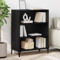 Bufet Stejar negru 32.5 x 69.5 x 90 cm Lemn compozit GartenMobel Dekor