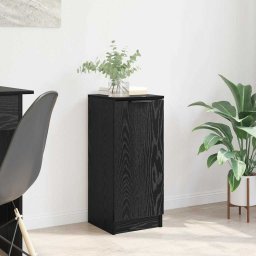 Bufet Stejar negru 30 x 30 x 70 cm Lemn compozit GartenMobel Dekor