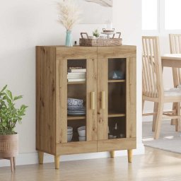 Bufet Stejar Artizanal 69,5 x 34 x 90 cm Lemn compozit GartenMobel Dekor