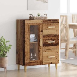 Bufet cu sertar Lemn Vechi 69,5 x 34 x 90 cm Lemn compozit GartenMobel Dekor