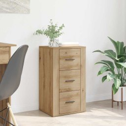Bufet cu sertar stejar artizanal 40 x 33 x 70 cm Lemn compozit GartenMobel Dekor
