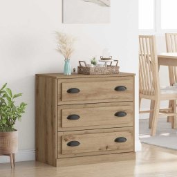 Bufet Stejar Artizanal 70 x 35,5 x 67,5 cm Lemn compozit GartenMobel Dekor