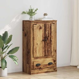 Bufet cu sertar Lemn Vechi 60 x 35,5 x 103,5 cm Lemn compozit GartenMobel Dekor