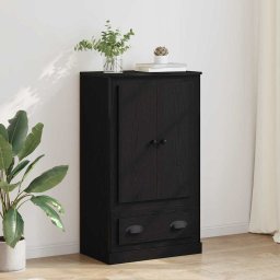 Bufet cu sertar Stejar Negru 60 x 35,5 x 103,5 cm Lemn compozit GartenMobel Dekor