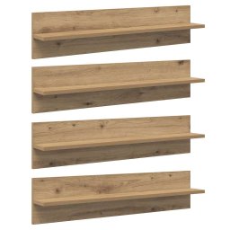 Semele de perete 4 pcs Stejar Artizanal 80 x 11,5 x 18 cm GartenMobel Dekor
