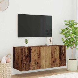 Dulap TV de perete Lemn Vechi 100 x 35 x 41 cm Lemn compozit GartenMobel Dekor