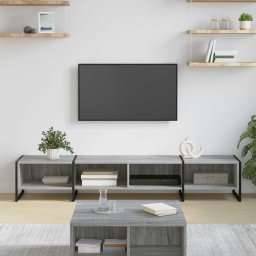 Cabinet TV Gri Sonoma 170.5 x 36 x 30.5 cm Lemn compozit GartenMobel Dekor