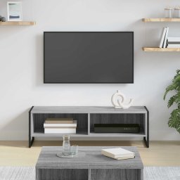 Cabinet TV Gri Sonoma 100 x 36.5 x 30.5 cm Lemn compozit GartenMobel Dekor