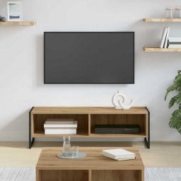 Cabinet TV Stejar artizanal 100 x 36.5 x 30.5 cm Lemn compozit GartenMobel Dekor
