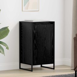 Bufet Stejar Negru 43 x 36 x 75,5 cm Lemn compozit GartenMobel Dekor