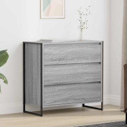 Bufet cu sertar Gri Sonoma 79 x 36 x 75.5 cm Lemn compozit GartenMobel Dekor