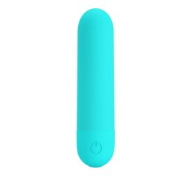 Stefan Mini Vibrator Masator Turcoaz Super Puternic 10 Moduri de Vibratie Reincarcabil Rezistent la Apa