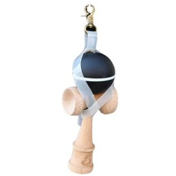 Husa pentru Kendama din PVC, Breloc cu Catarama de Agatare, 12 x 6 cm, Alb