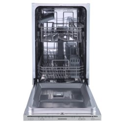 Masina de spalat vase incorporabila Heinner HDW-BIM45510E++, 10 seturi, 5 programe, clasa E, electronic, 45 cm, panou comanda argintiu