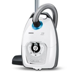 Aspirator cu sac 650W, HEPA AllergyPlus, 5L, ultra silențios 67 dB, rază 12 m Alb