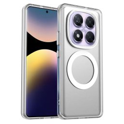 Husa Husa pentru Xiaomi Redmi Note 14 Pro 4G - Techsuit CandyCase MagSafe - White