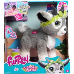 Just Play furReal Daisy Yoga Goat with Motion and Sound Function, Soft Toy