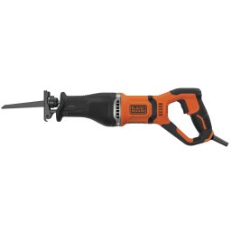 Fierastrau sabie cu fir Black+Decker BES301 750W 2 lame + cutie de transport