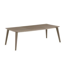 Masuta de gradina, material plastic, Keter, forma dreptunghiulara, culoare cappuccino, Lima, 8-12 persoane, dimensiune 240 cm