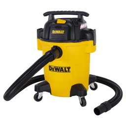 Aspirator silentios umed/uscat Dewalt 23L Poly, 750 W, furtun 2.1 m/48 mm, 40 l/s - DXV23PL-QT