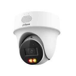 Camera supraveghere Dahua IPC-PT1439H-PV-0280B, 4MP 2K, 2.8mm, rotire si inclinare din aplicatie, iluminare duala, audio bidirectional, PoE, IP66
