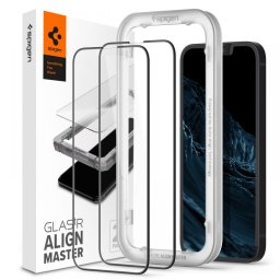 Folie sticla Spigen GLAS.tR Iphone 13 Iphone 13 Pro Iphone 14 Iphone 16e 2 buc