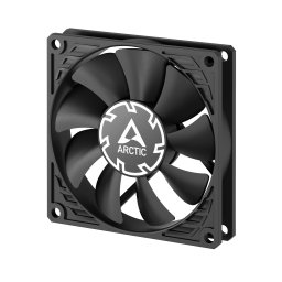 Ventilator Arctic P8 Slim PWM, 80mm, 300-3000 RPM, FDB, 22.5 cfm, 4pin conector + 4 pin socket, negru, ACFAN00295A (timbru verde 0.18lei) - 4895213704199