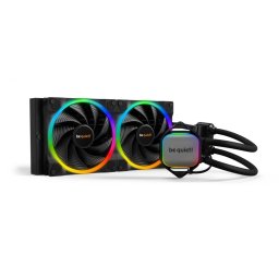 COOLER be quiet! PURE LOOP 2 FX, racire lichid, skt. Intel LGA 1700/1200/115x/2011-v3, AMD AM5/AM4,radiator aluminiu,pompa 5500rpm, fan 2x140mm, 2200rpm,4-pin PWM, ARGB BW014 (timbru verde 2 lei)