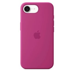 APPLE iPhone 16e carcasă silicon fukszialila